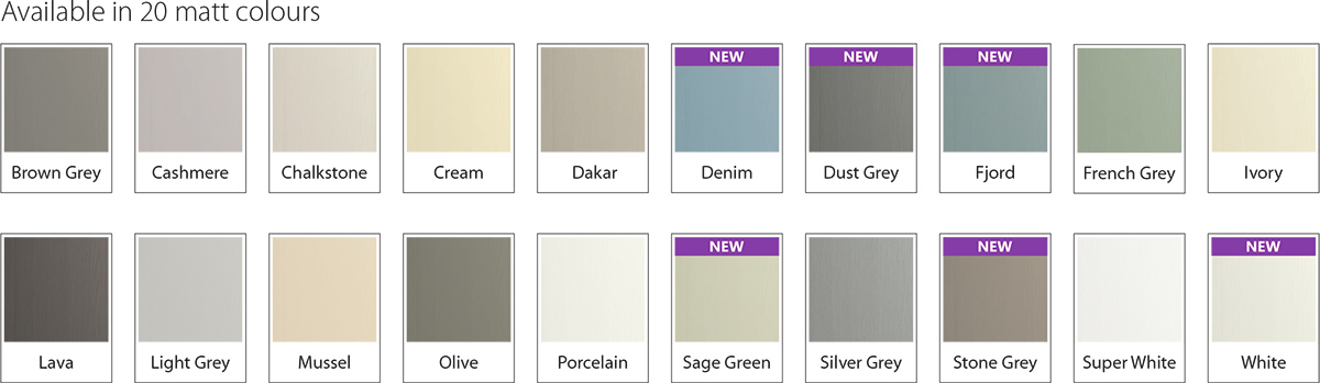 Norbury Colour Options